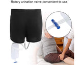 Men Incontinence Pants with Collection Urine Bag Portable Leak Proof Leg Pee Catheter Holder for Elder