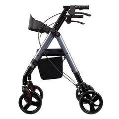 Adacss Classic Design Rollator Mobility Walker with Padded Seat