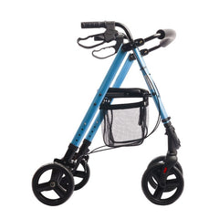 Adacss Lightweight Folding Rollator Walker with Seat & Storage