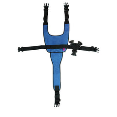 Perineal Wheelchair Belt with Padded Support Vest - Large