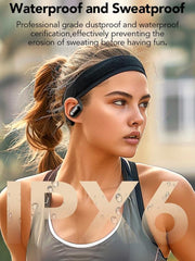 OSKULL OWS Open Ear Wireless Bluetooth Earbuds,Ipx5 Waterproof Sports Headphones with Built-In Microphone,Premium HIFI Sound Quality Audio