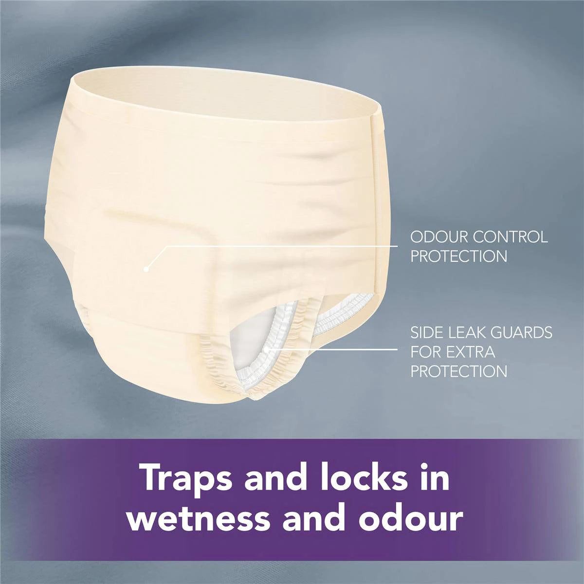 Depend Real Fit Night Defence Incontinence Underwear Women L (8 Pack)