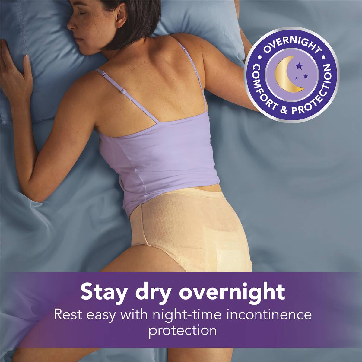 Depend Real Fit Night Defence Incontinence Underwear Women L (8 Pack)