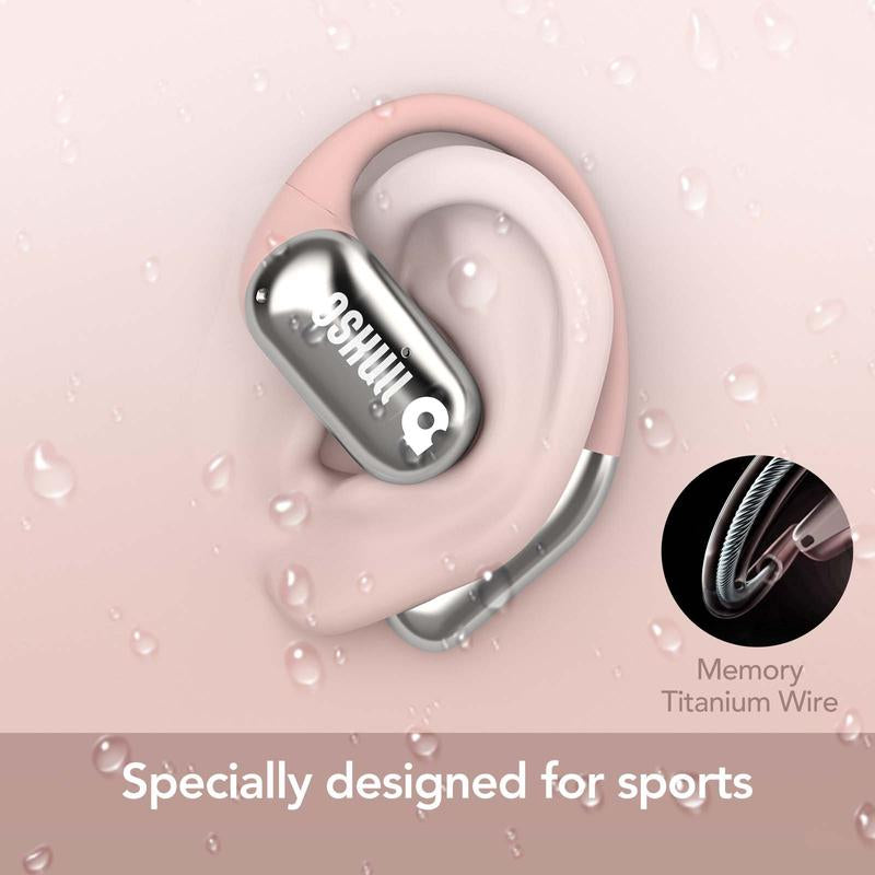 OSKULL OWS Open Ear Wireless Bluetooth Earbuds,Ipx5 Waterproof Sports Headphones with Built-In Microphone,Premium HIFI Sound Quality Audio