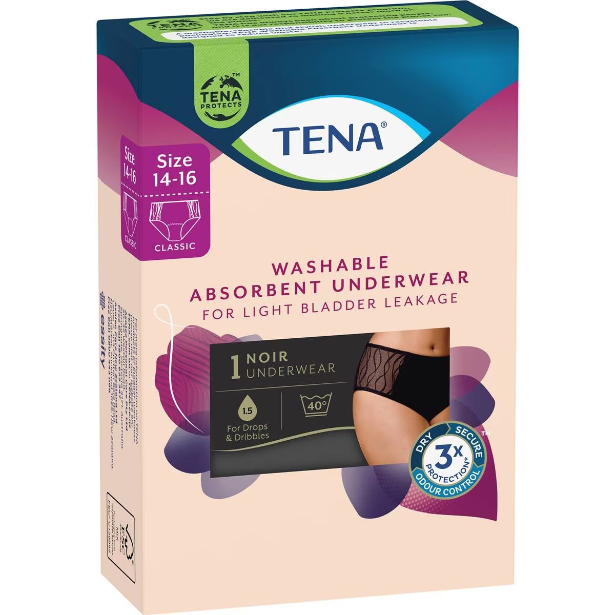 Tena Washable Absorbent Underwear