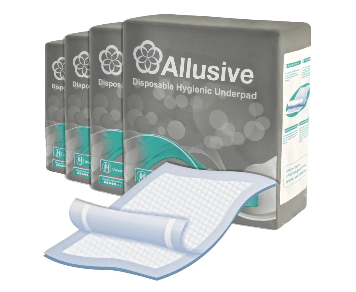 Allusive Incontinence Underpad - 60 Pack, Small (60cm - 60cm)