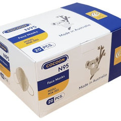 Adacss Australian Made N95 Particulate Respirator Face Mask - 20 Pack