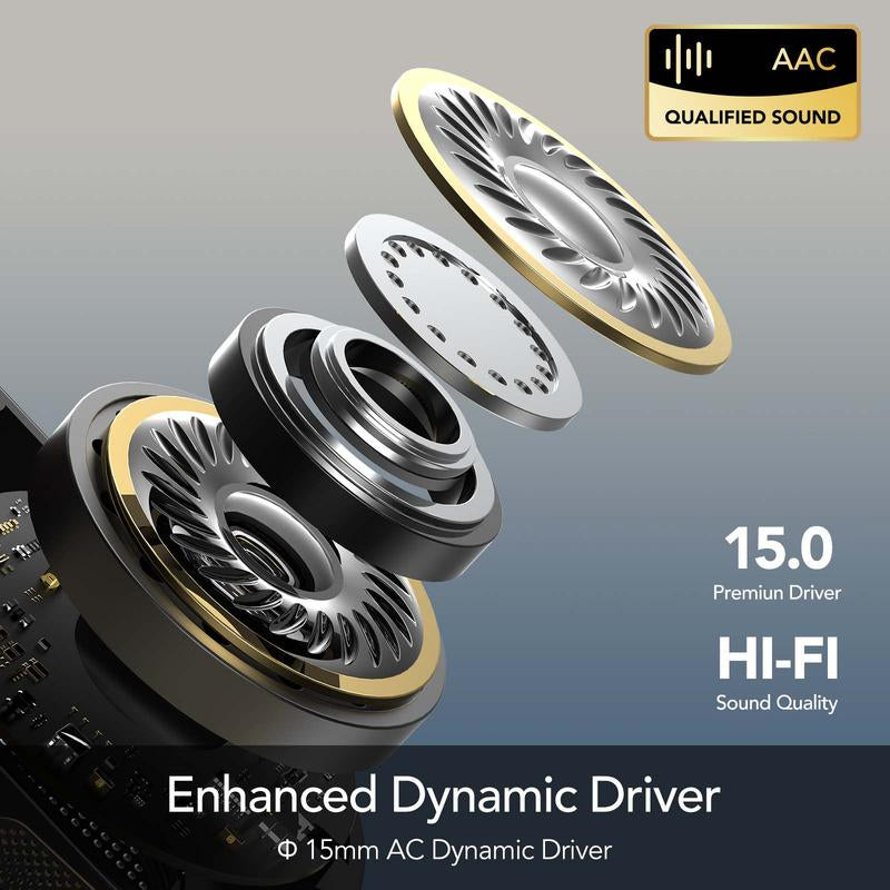 OSKULL OWS Open Ear Wireless Bluetooth Earbuds,Ipx5 Waterproof Sports Headphones with Built-In Microphone,Premium HIFI Sound Quality Audio