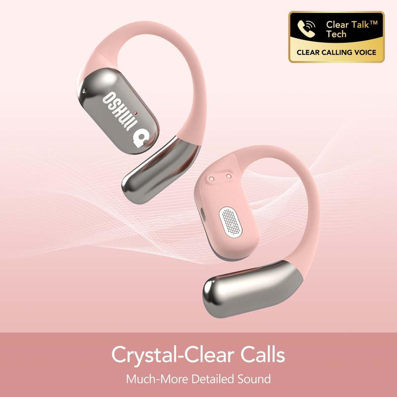 OSKULL OWS Open Ear Wireless Bluetooth Earbuds,Ipx5 Waterproof Sports Headphones with Built-In Microphone,Premium HIFI Sound Quality Audio